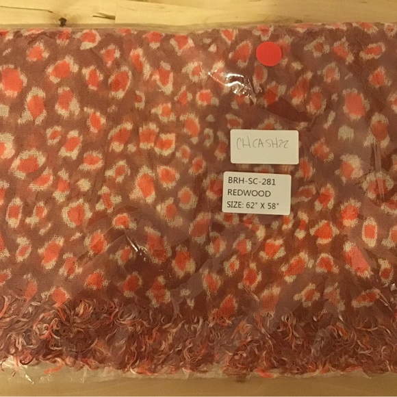 Chan Luu cashmere - silk shawl Rectangular 58” x 62” - Picture 5 of 11